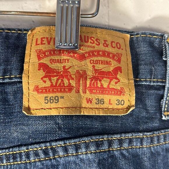 Levi's Men’s Loose Fit Straight 569 Jeans size W36 x L30 - Picture 4 of 8